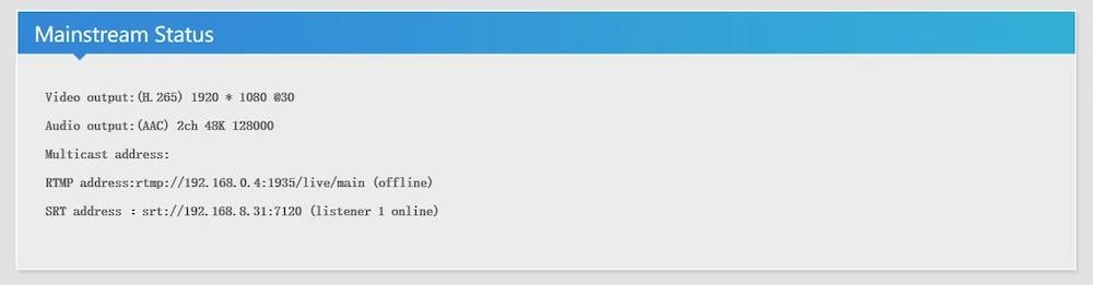 How to Set SRT Protocol How to Set SRT Protocol