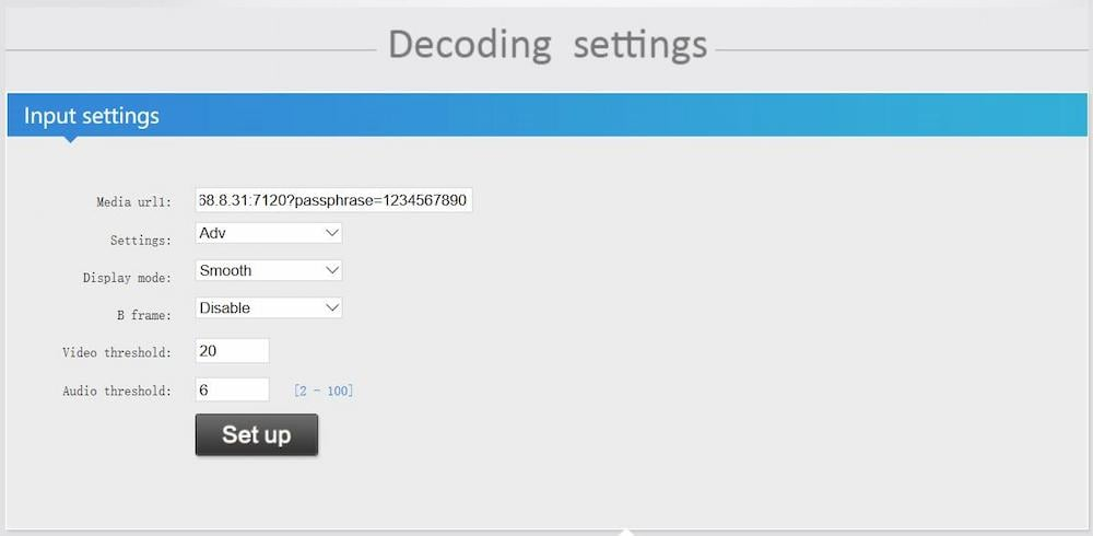 How to Set SRT Protocol How to Set SRT Protocol