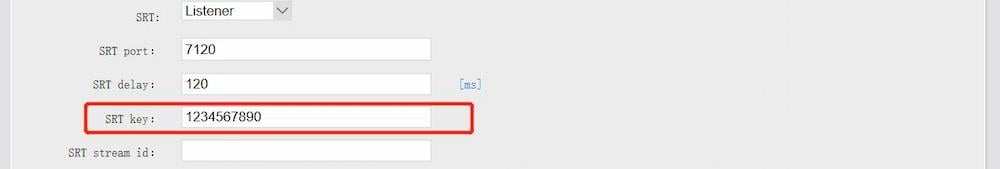 How to Set SRT Protocol How to Set SRT Protocol