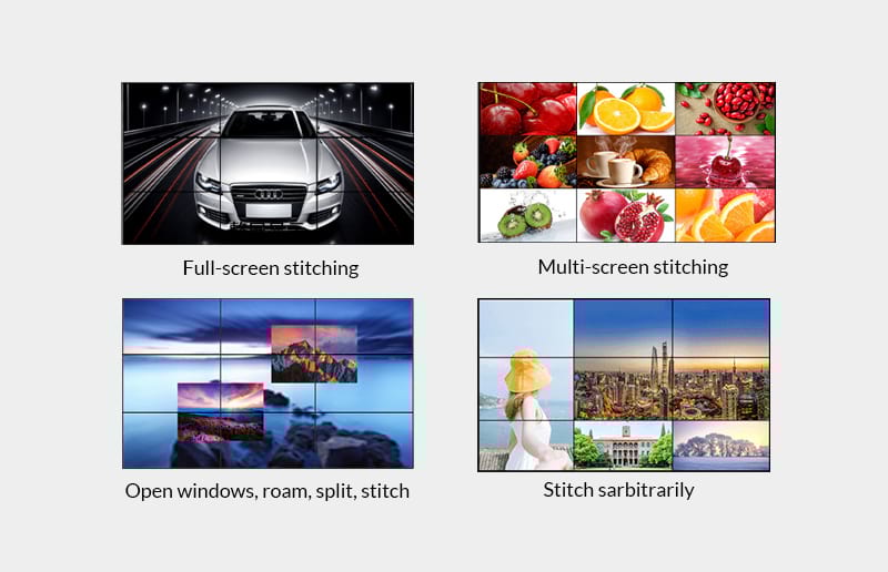 <span style="color:#333333;"><strong>Arbitrary Stitching, Screen Splitting</strong></span>