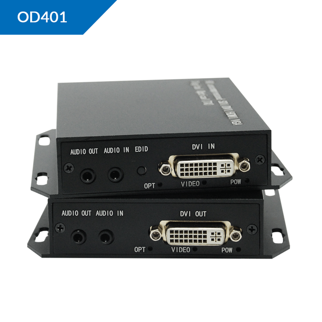 Uncompressed 1920x1200@60 DVI Optical Fiber Extender 