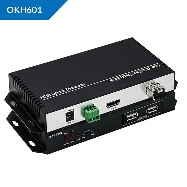 ORIVISION 4K@60 HDMI KVM Optical Fiber Extender