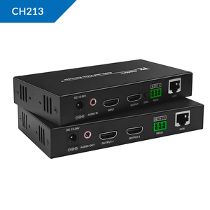 موسع HDMI2.0 HDBaseT بطول 100 متر/328 قدم مزود بالأشعة تحت الحمراء