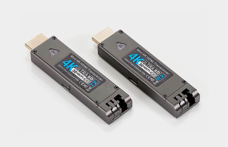 <span style="color:#333333;"><strong>4K@30 Mini HDMI Fiber Optic Extender</strong></span>