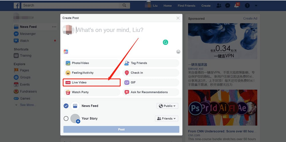 How to Streaming to Facebook Live Via RTMPS