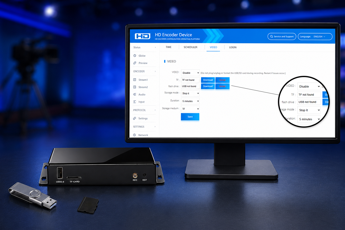 <span style='color:#333333;'><strong>Betrouwbare opname tijdens streaming via USB/TF</strong></span>