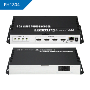 EH1304 4-Channel H.265/H.264 HDMI Video Encoder | 4K SRT Live