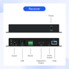 4K@60Hz Uncompressed DisplayPort KVM Fiber Optic Extender